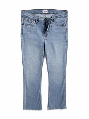 Hudson Love Bootcut Light Wash Raw Hem Jeans Size 26